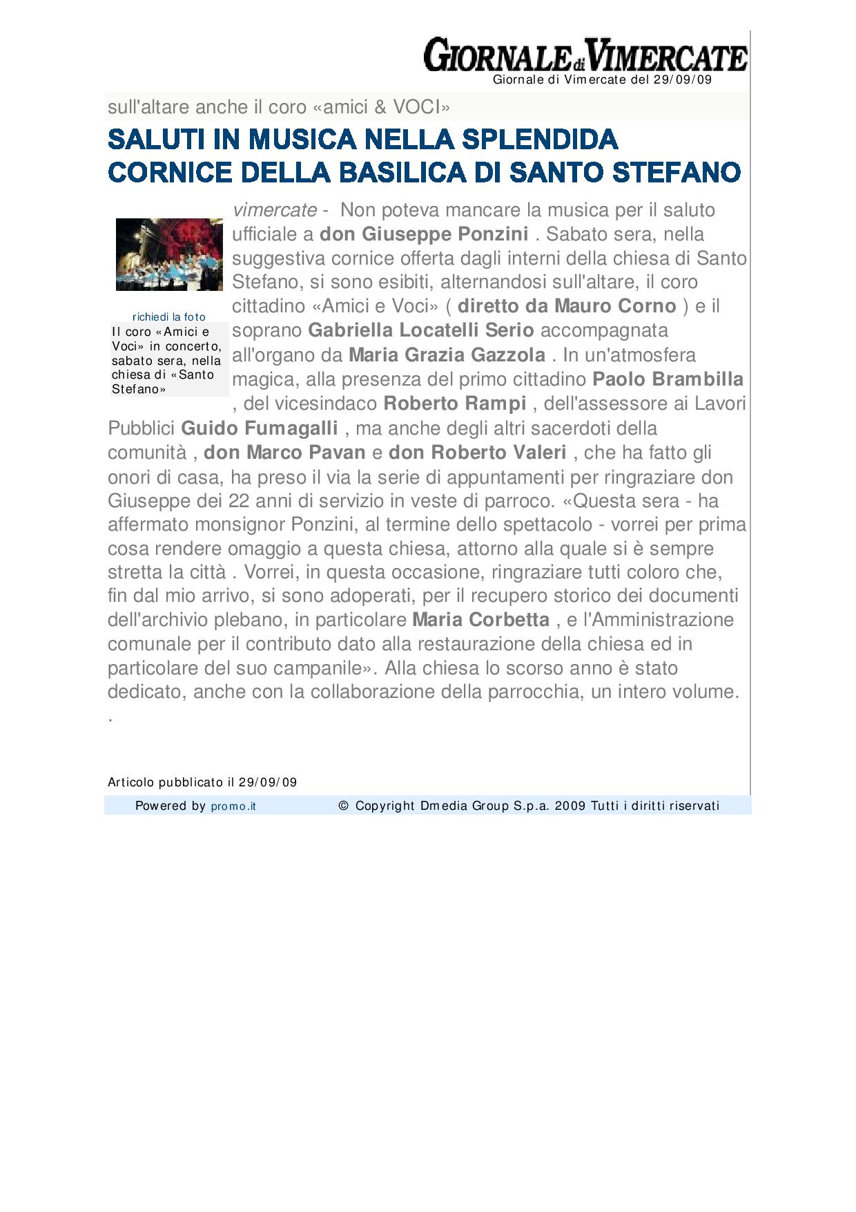2009 giornale di vimercate settembre page 001