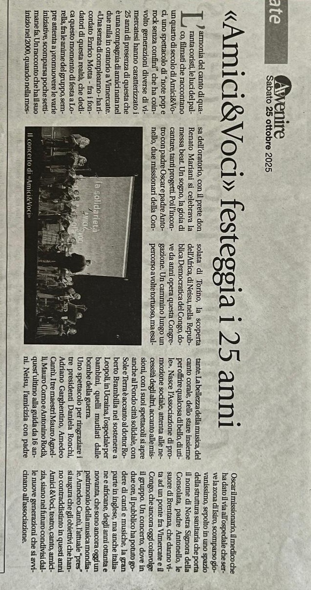 LAvvenire 25 10 2025
